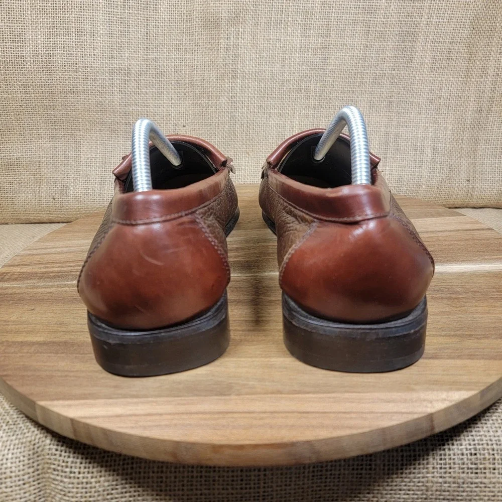 Florsheim Tassel Loafers Mens Size 10.5 D Brown 2 Tone Leather Dress‎ Shoes